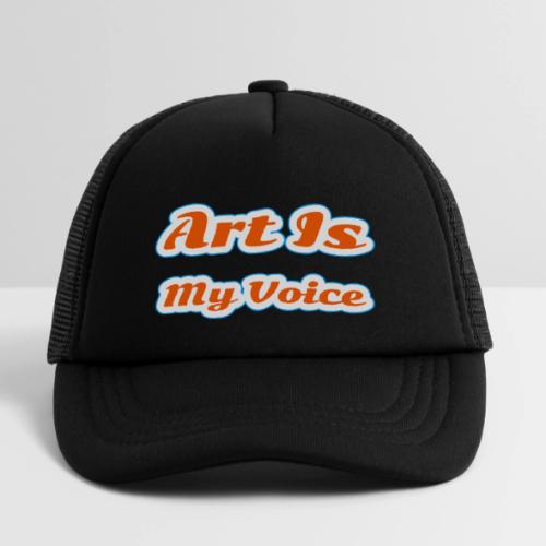 Art Is My Voice — Express Yourself Script - Kid's Trucker Cap