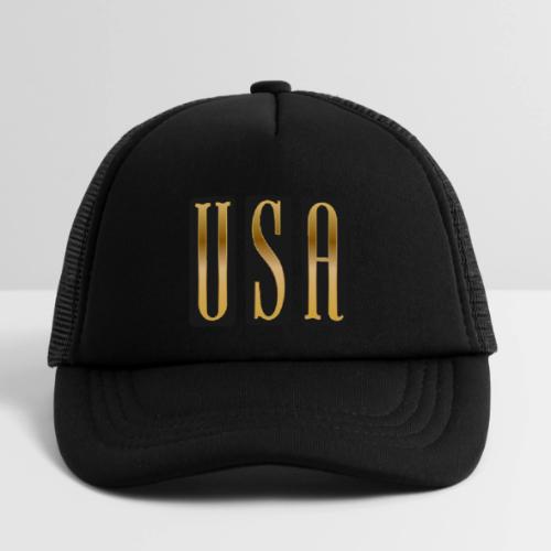 USA Gold Monolith - Kid's Trucker Cap