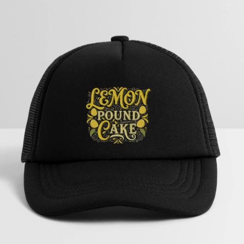 Lemon Pound Cake Vintage Flourish - Kid's Trucker Cap