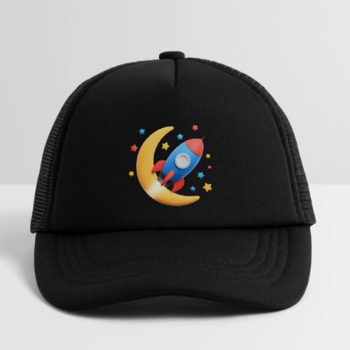Rocket to the Crescent Moon - Kid's Trucker Cap