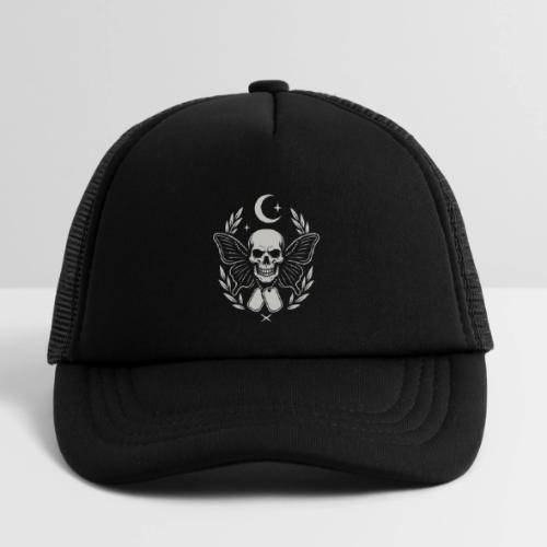 Skull butterfly dog tags - Kid's Trucker Cap