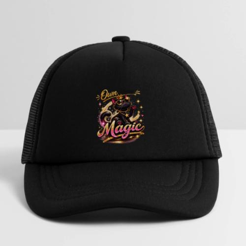 Own Your Magic – Glam Black Cat - Kid's Trucker Cap