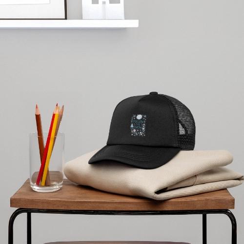 Follow the Snow – Cozy Winter Watercolor - Kid's Trucker Cap