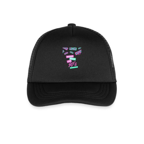 Bring Back The 90s Nostalgia Design| Retro 90s Art - Kid's Trucker Cap