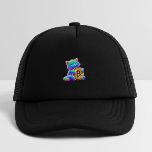 Reneck ColoredCryptoCat Kitten - Kid's Trucker Cap