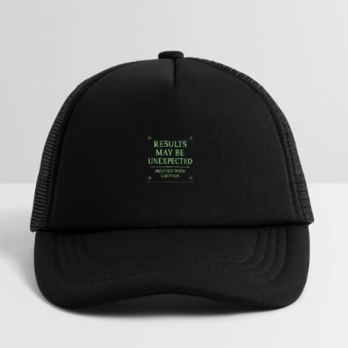 Results May Be Unexpected - Neon Green - Kid's Trucker Cap