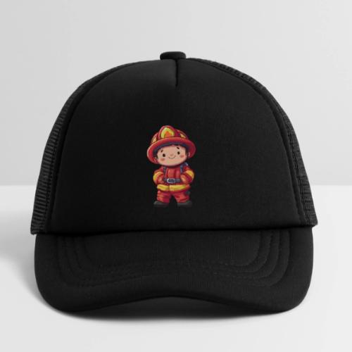 Friendly Firefighter Hero - Kid's Trucker Cap