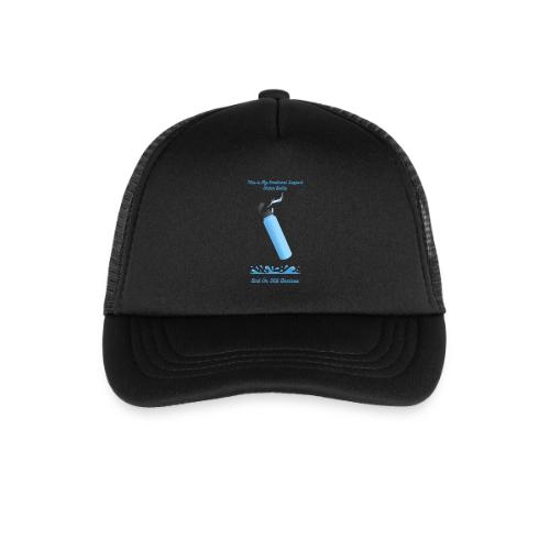 Emotional Support Water Bottle T-Shirt | Still Anx - Kid's Trucker Cap