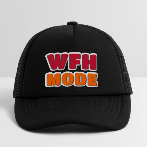 WFH Mode Remote Work Lifestyle Design - Kid's Trucker Cap