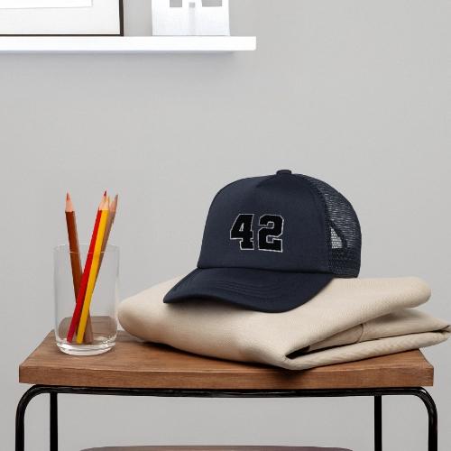 Varsity Number 42 Sports Style - Kid's Trucker Cap