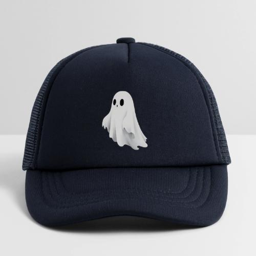 Cute Ghost Cartoon Design - Kid's Trucker Cap