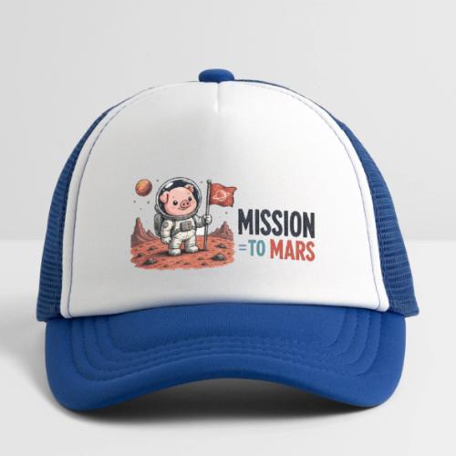 Mission To Mars Space Pig - Kid's Trucker Cap
