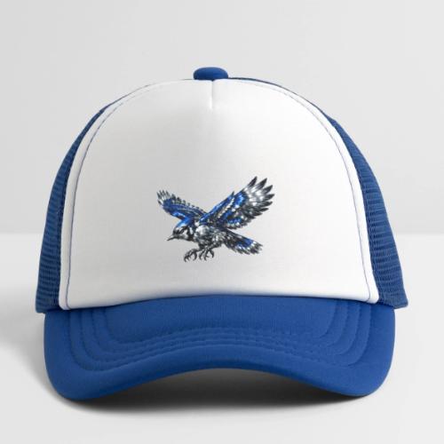 Silver Blue Jay Dive - Kid's Trucker Cap
