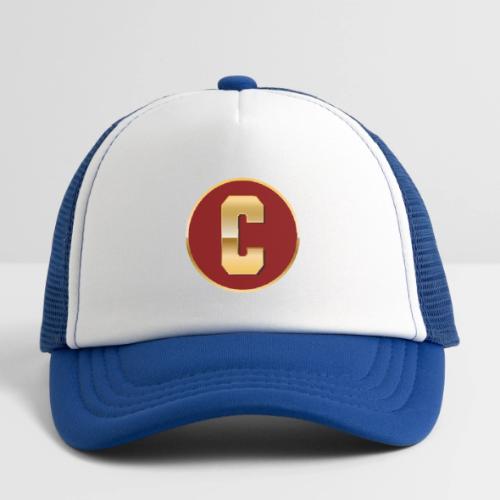 Letter C – Capital Varsity Alphabet Monogram - Kid's Trucker Cap