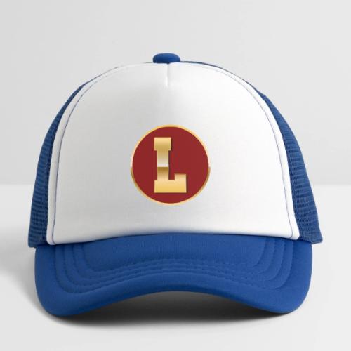 Letter L – Capital Varsity Alphabet Monogram - Kid's Trucker Cap