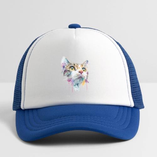 Chromatic Cat Splash - Kid's Trucker Cap
