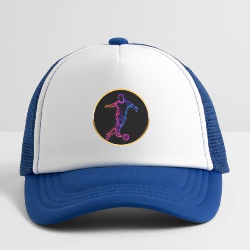 Neon Soccer Flow - Kid's Trucker Cap