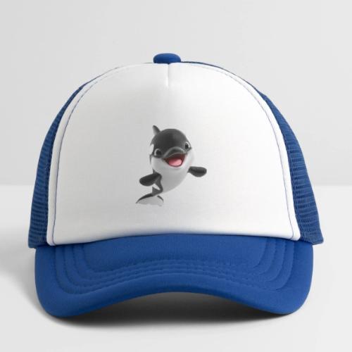 Smiling Cartoon Baby Orca - Kid's Trucker Cap