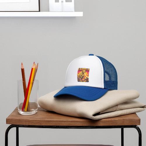 Labzilla Giant Yellow Labrador Monster Tee - Kid's Trucker Cap