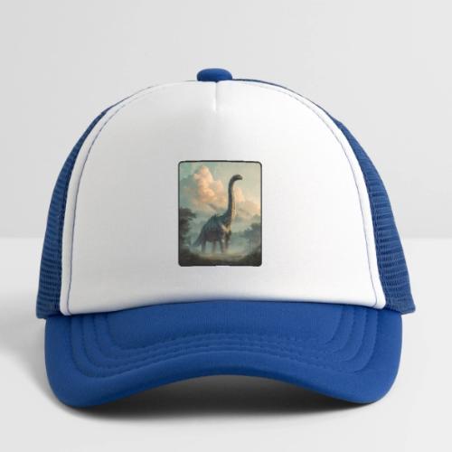 Brachiosaurus Prehistoric Scene Design - Kid's Trucker Cap
