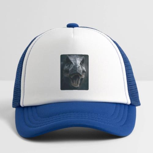 T Rex Cinematic Close-Up Design - Kid's Trucker Cap
