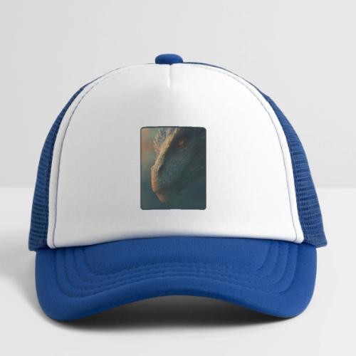 Golden Eye Dragon Close-Up Design - Kid's Trucker Cap