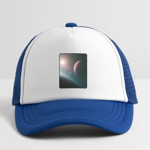 Deep Space Planet Horizon Art - Kid's Trucker Cap