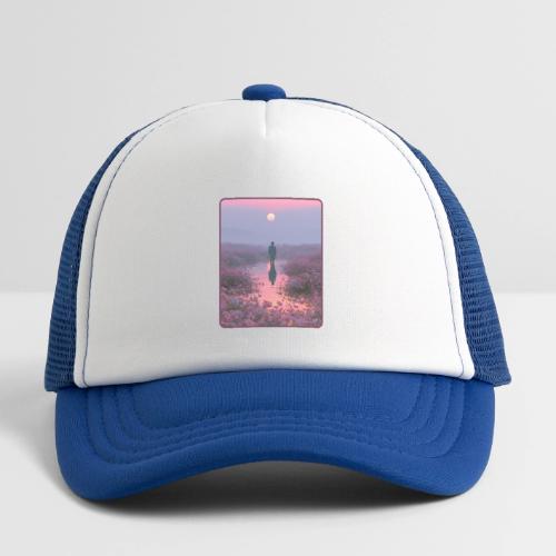 Ethereal Sunset Flower Field Art - Kid's Trucker Cap
