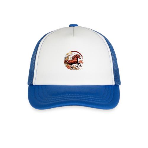 Year of the Horse T Shirt, Lunar New Year Gift - Kid's Trucker Cap