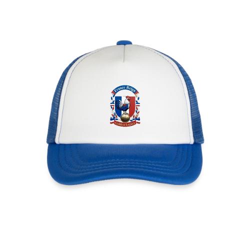 France Rooster Reign T-Shirt, Tricolore Pride Gift - Kid's Trucker Cap