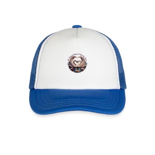 My Heart Swims Only for You Swan Heart T-Shirt - Kid's Trucker Cap