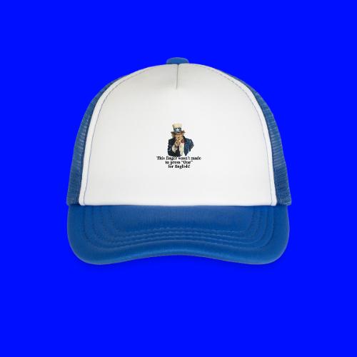 Uncle Sam - Finger - Kid's Trucker Cap