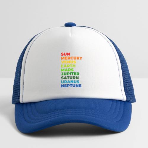 Color the solar system - Kid's Trucker Cap