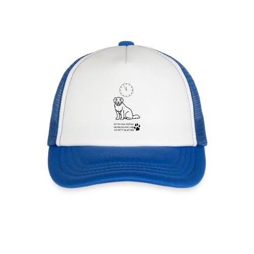 My Pet's Bladder World T-Shirt | Funny Dog/Cat Own - Kid's Trucker Cap