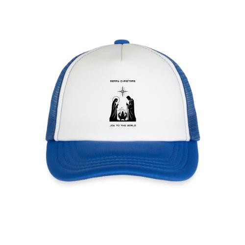 Joy to the World T-Shirt | Minimalist Nativity - Kid's Trucker Cap