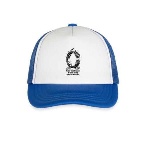 The Resolution Loop - Sarcastic New Year's T-Shirt - Kid's Trucker Cap