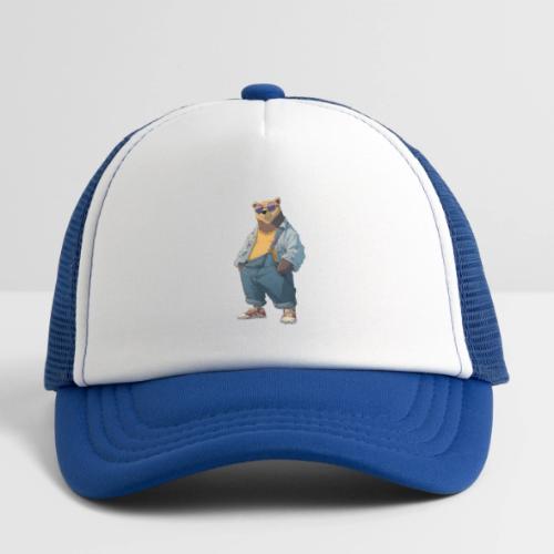 Fashion Streetwear Bear Cartoon Art - Kid's Trucker Cap