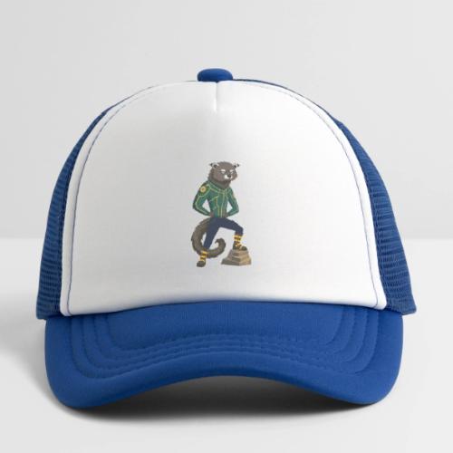 Raccoon Ranger in Neon Armor - Kid's Trucker Cap