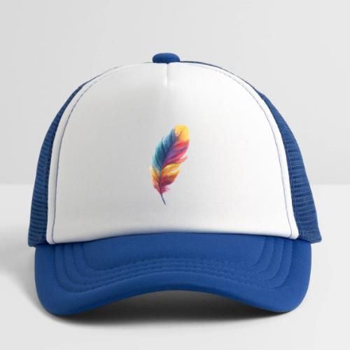 Rainbow Flight Feather - Kid's Trucker Cap