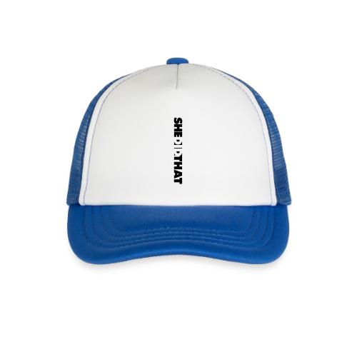 She Did That Large Design - Kid's Trucker Cap