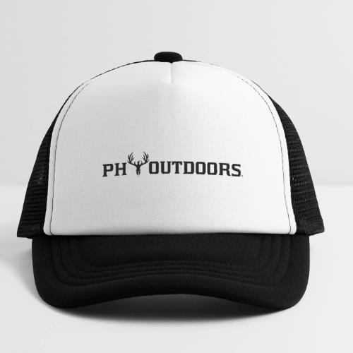 PH Outdoors® Black Long - Kid's Trucker Cap