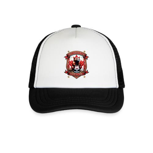 Canada Beaver Crest T-Shirt, Pride Badge Gift - Kid's Trucker Cap