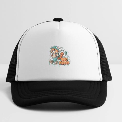 Red Panda Street Graffiti Vibes - Kid's Trucker Cap