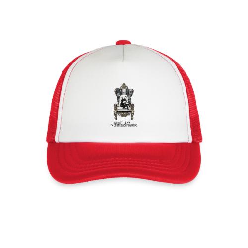 Remote Throne Procrastinator T Shirt, Dad Gift - Kid's Trucker Cap