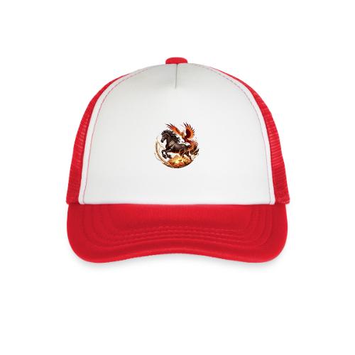 Year of the Horse Phoenix T Shirt, Lunar NY Gift - Kid's Trucker Cap