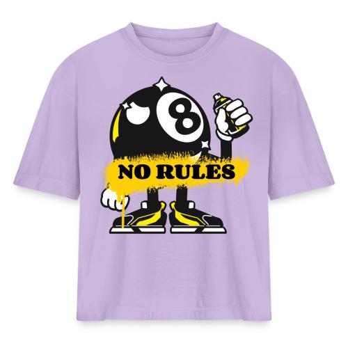 No Rules 8 Ball - Women's Heavyweight Cropped T-Shirt