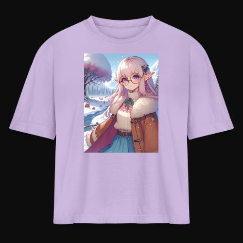 winter elf - Women's Heavyweight Cropped T-Shirt