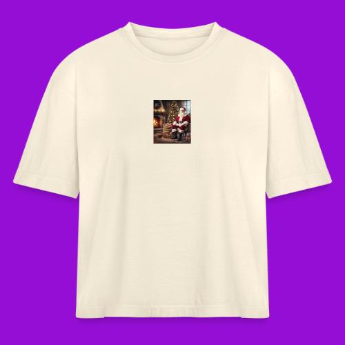 Santa Claus - Women's Heavyweight Cropped T-Shirt