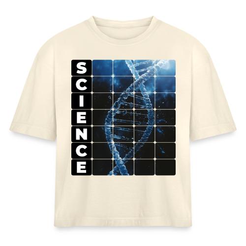 Frozen Code of Science - Women's Heavyweight Cropped T-Shirt
