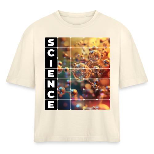 Nodes of Science - Women's Heavyweight Cropped T-Shirt